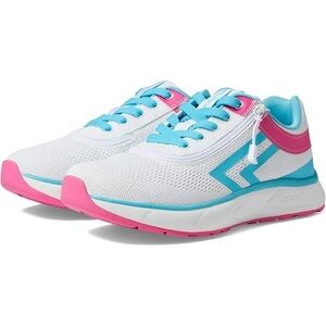 BILLY Footwear Sport Inclusion Too Athletic Sneakers White Pink Kids Size 4 Wide